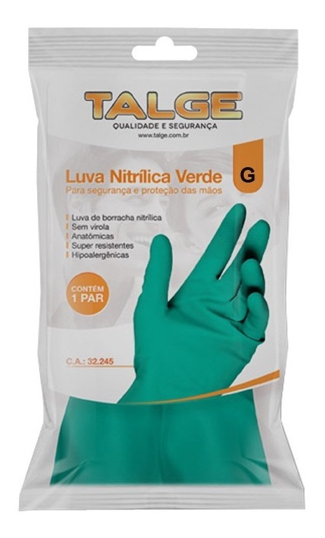 LUVA NITRÍLICA TALGE CA-32245