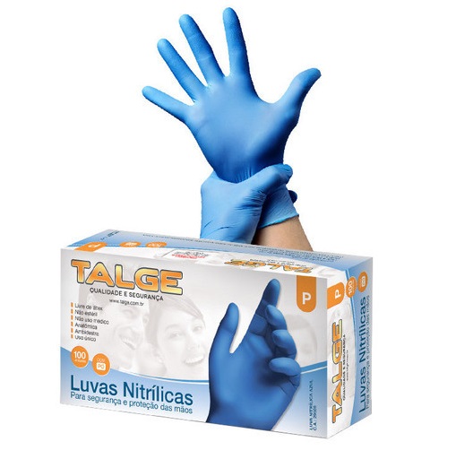 LUVA NITRÍLICA AZUL TALGE CA 29.509
