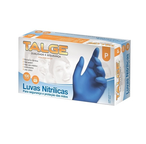 LUVA NITRÍLICA AZUL TALGE CA 29.509